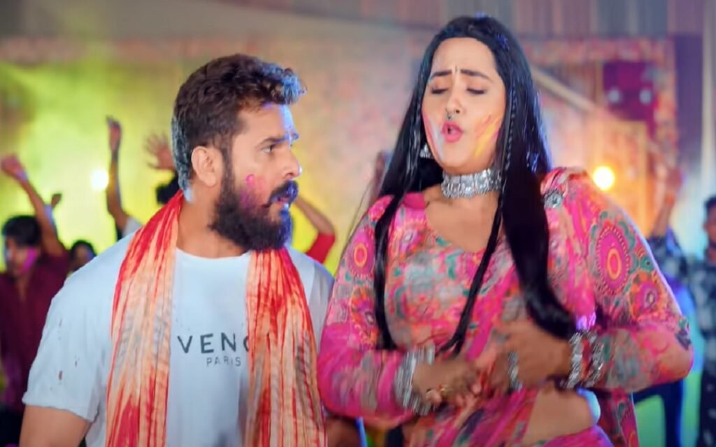 Khesari Bhojpuri Holi Song : खेसारी ने काजल को पकड़ ये क्या कह दिया। Khesari Lal yadav Kajal Raghwani