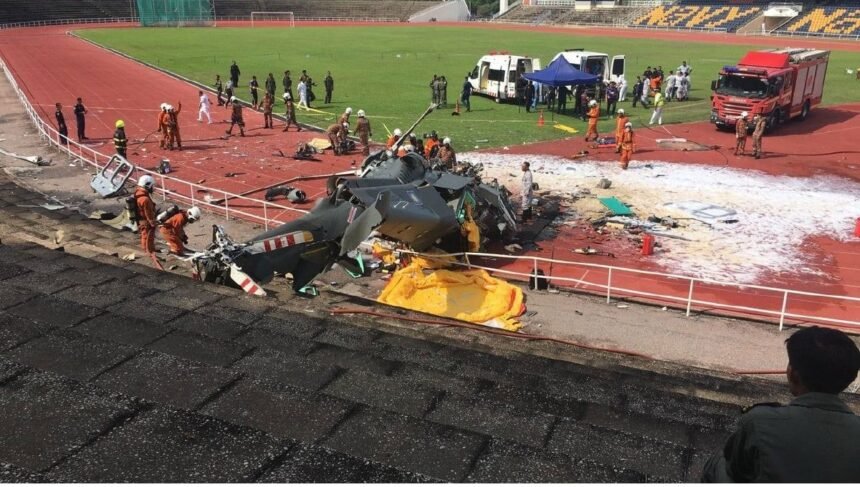 Helicopter Crash in Malesiya