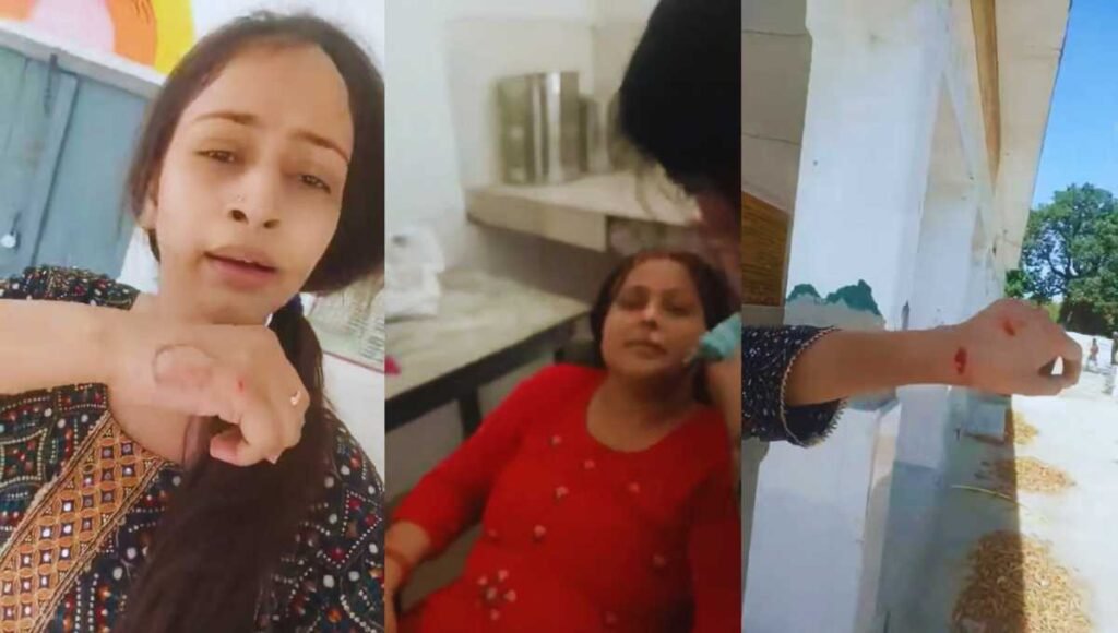 स्कूल में मेकअप करवा रही थी प्रिंसपल। टीचर ने जब रोका तो दांत काट कर लहुलहान कर दिया स्कूल में मेकअप करवा रही थी प्रिंसपल। टीचर ने जब रोका तो दांत काट कर लहुलहान कर दिया