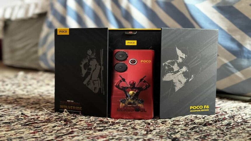 POCO F6 Deadpool Edition