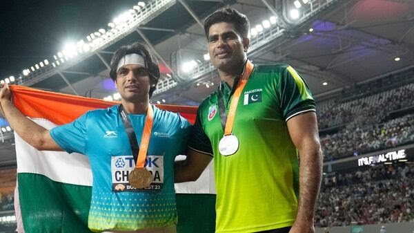 Neeraj Chopra and Arshad Nadeem