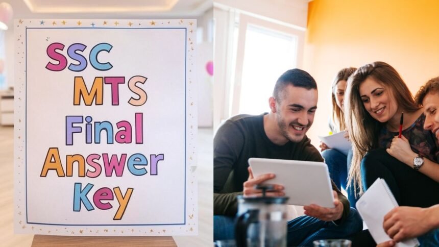 SSC MTS Final Answer Key Out now